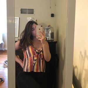 multi-colored summer top